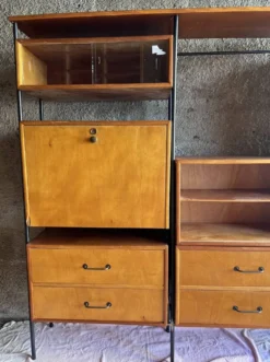 Étagère Bibliothèque Design Scandinave Modulaire (70s)