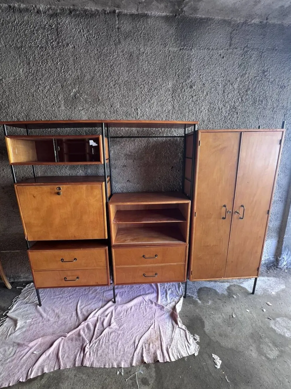 Étagère Bibliothèque Design Scandinave Modulaire (70s)