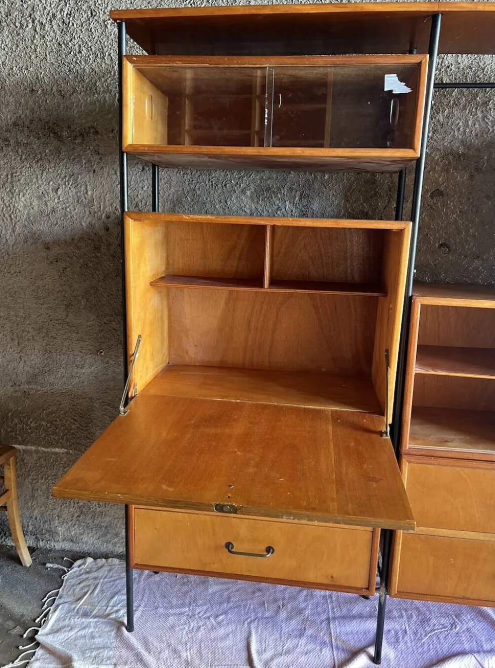 Étagère Bibliothèque Design Scandinave Modulaire (70s)