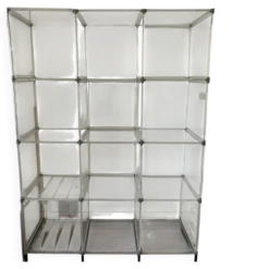 Étagère, bibliothèque en Plexiglas vintage