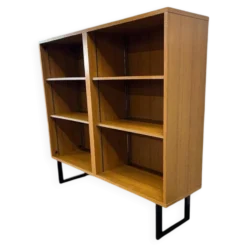 Étagère, bibliothèque Meurop vintage en bois