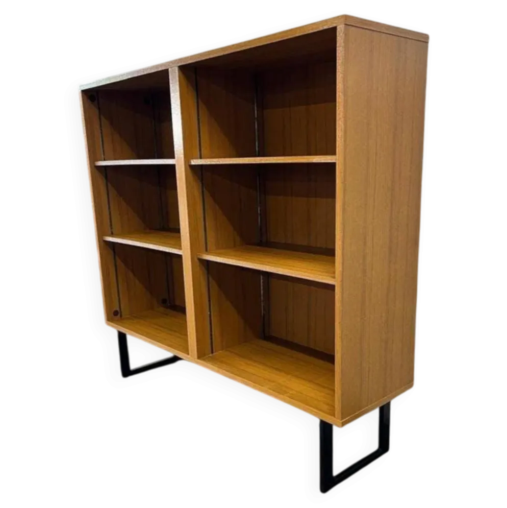 Étagère, bibliothèque Meurop vintage en bois