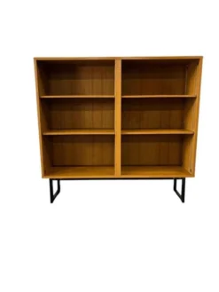 Étagère, bibliothèque Meurop vintage en bois