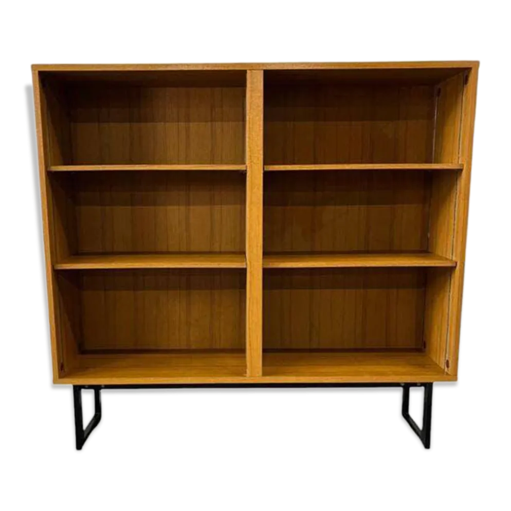 Étagère, bibliothèque Meurop vintage en bois