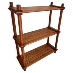 étagère bibliothèque pin 1970