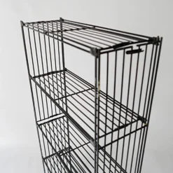 étagère bibliothèque vintage en fer métal design Multistrux par Multimueble