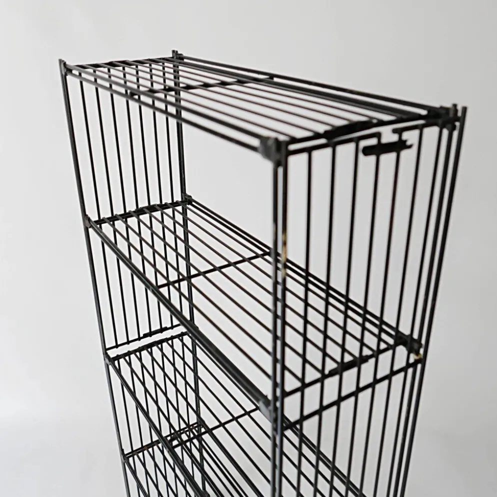 étagère bibliothèque vintage en fer métal design Multistrux par Multimueble