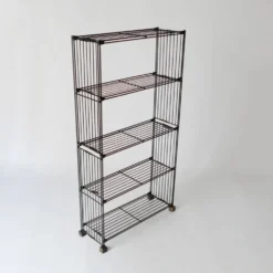 étagère bibliothèque vintage en fer métal design Multistrux par Multimueble