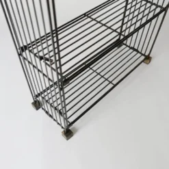 étagère bibliothèque vintage en fer métal design Multistrux par Multimueble