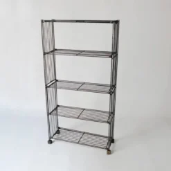 étagère bibliothèque vintage en fer métal design Multistrux par Multimueble