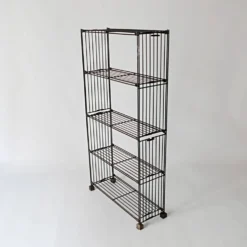 étagère bibliothèque vintage en fer métal design Multistrux par Multimueble
