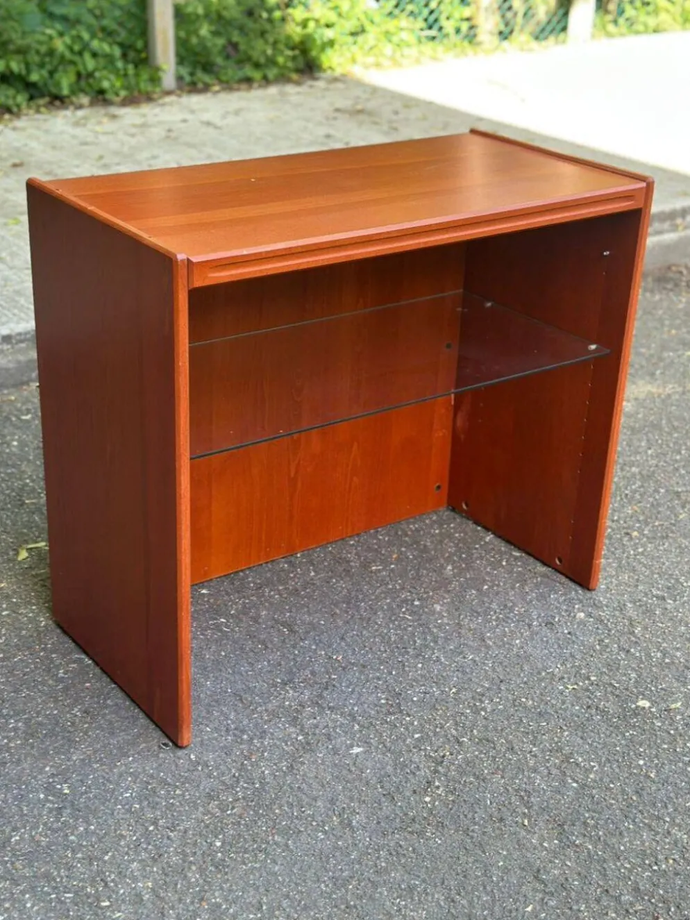 Étagère buffet scandinave vintage en bois des années 60