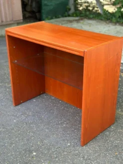 Étagère buffet scandinave vintage en bois des années 60