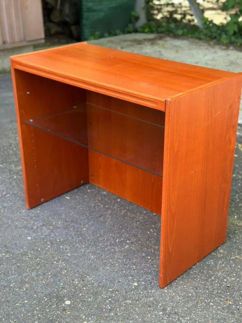 Étagère buffet scandinave vintage en bois des années 60