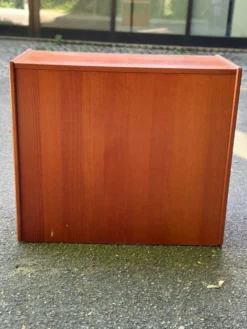 Étagère buffet scandinave vintage en bois des années 60