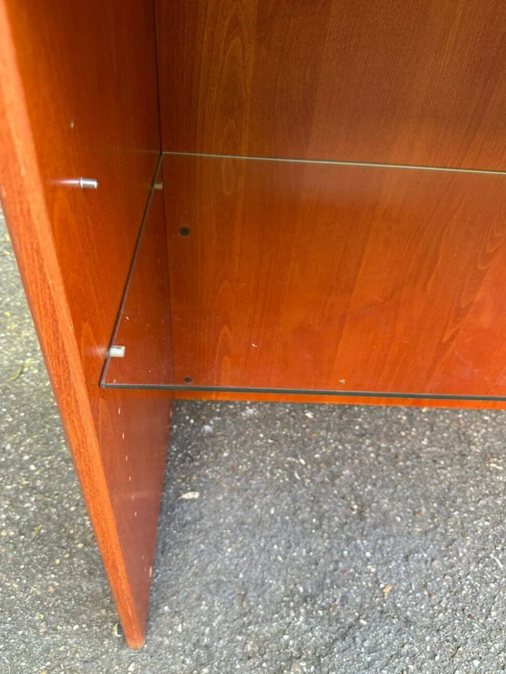 Étagère buffet scandinave vintage en bois des années 60