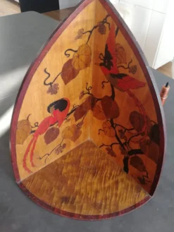 Étagère d angle art nouveau signée Clarry