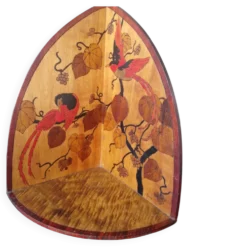 Étagère d angle art nouveau signée Clarry
