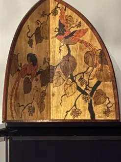 Étagère d angle art nouveau signée Clarry