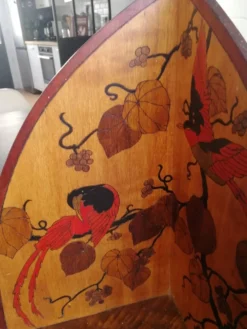 Étagère d angle art nouveau signée Clarry