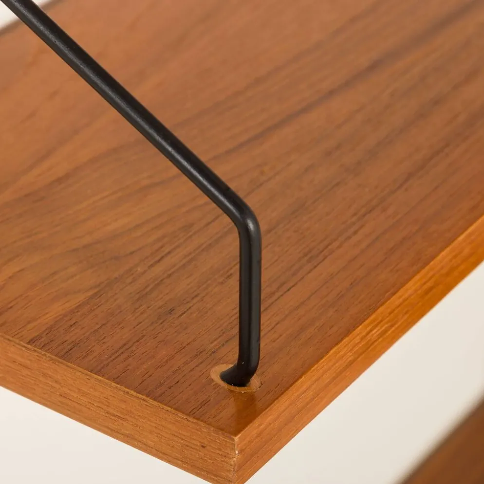 Étagère d'angle Poul Cadovius pour Cado, années 1960