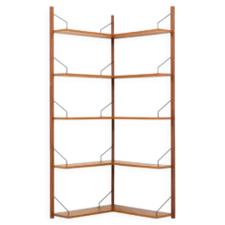 Étagère d'angle Poul Cadovius pour Cado, années 1960