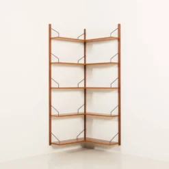Étagère d'angle Poul Cadovius pour Cado, années 1960