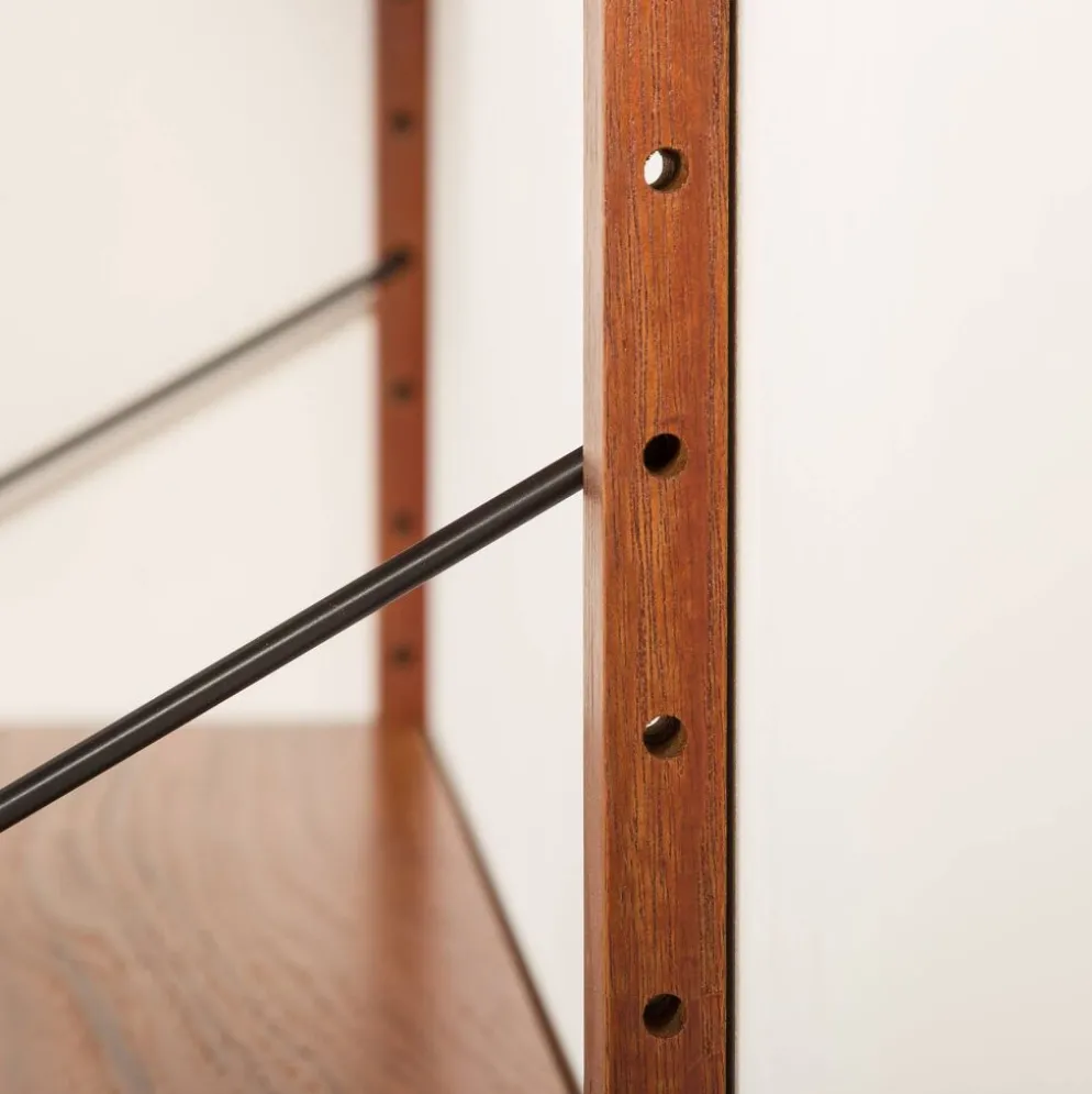 Étagère d'angle Poul Cadovius pour Cado, années 1960