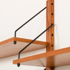 Étagère danoise en teck dans le style de Cadovius, Sorensen, années 1960