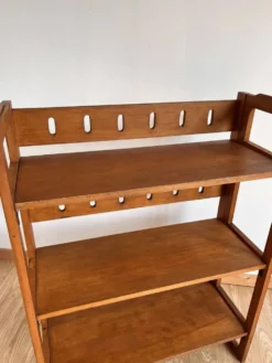 Étagère de bibliothécaire pliante vintage