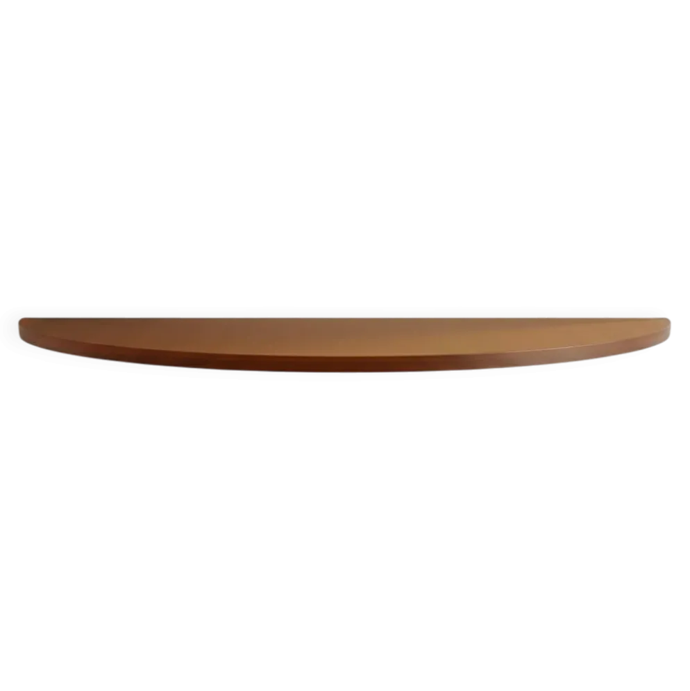 Étagère de console en verre acrylique orange, années 1970