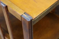 Étagère de rangement Art Déco en chêne restaurée, Allemagne années 1930 — Rayonnage Bauhaus