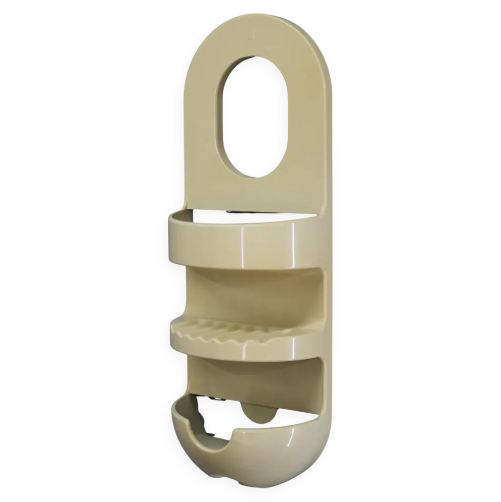 Étagère de salle de bain en plastique Guzzini des années 70, Italie.