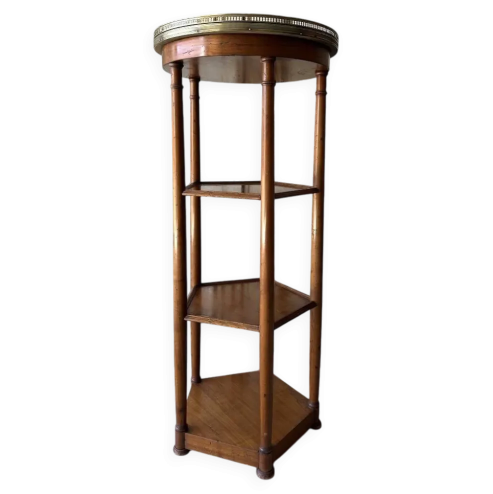 Étagère desserte en merisier circa 1950
