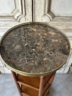 Étagère desserte en merisier circa 1950