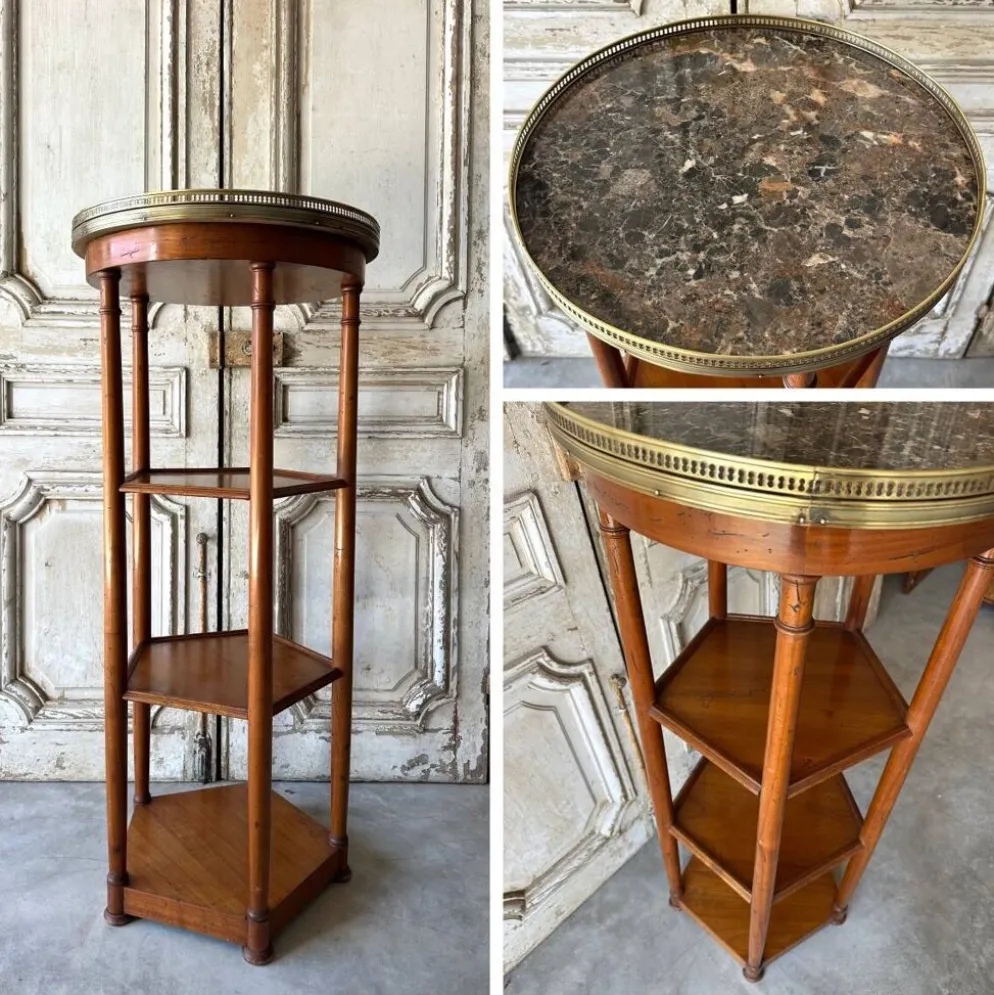 Étagère desserte en merisier circa 1950