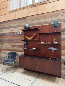 Étagère de style scandinave années 60