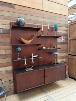 Étagère de style scandinave années 60