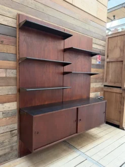 Étagère de style scandinave années 60