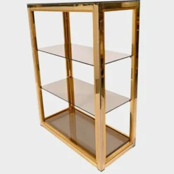 Étagère en laiton attribuée à Renato Zevi - Circa 1970