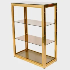 Étagère en laiton attribuée à Renato Zevi - Circa 1970