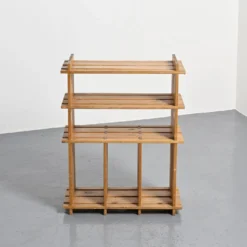Étagère en pin, France, circa 1970