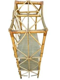 Étagère en Rotin chapeau chinois des années 60 Suède
