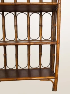 Étagère en rotin cintré — 173 cm