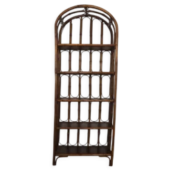 Étagère en rotin cintré — 173 cm