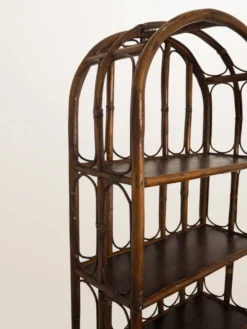 Étagère en rotin cintré — 173 cm