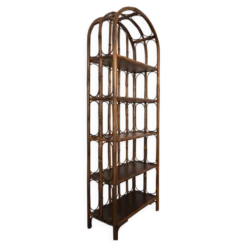 Étagère en rotin cintré — 173 cm