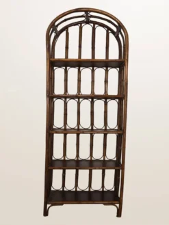 Étagère en rotin cintré — 173 cm