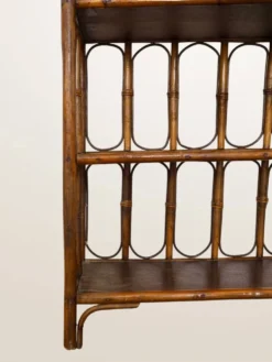 Étagère en rotin cintré — 173 cm