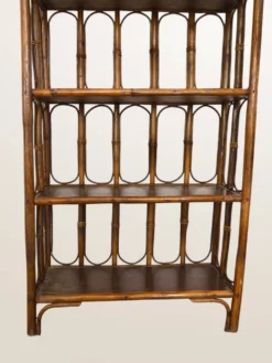 Étagère en rotin cintré — 173 cm